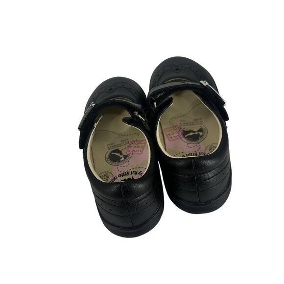 Livie & Luca Black Mary Jane Shoes Size 10M Synthetic Leather Upper With Buckle - Picture 3 of 7